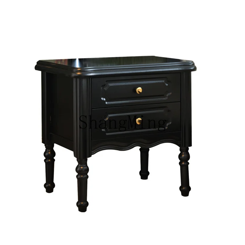 

ZYY home solid wood retro bedroom modern simple light luxury storage storage cabinet
