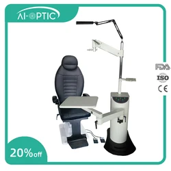 Optometry Unit Instrument Equipment New Designed Combined Table with Chair Ophthalmic Free Shipping