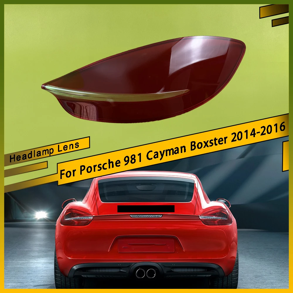 

Car Accessories Outer Taillight Shell Rear Signal Parking Lights Cover Plexiglass For Porsche 981 Cayman Boxster 2014 2015 2016