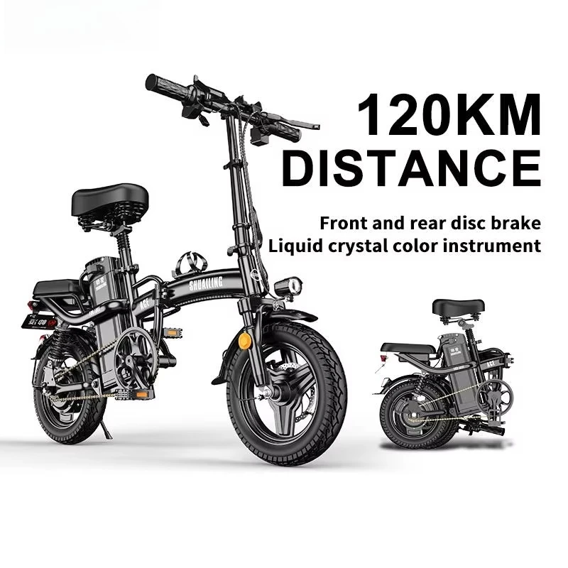 Factory Hot Sale Folding Electric Bicycle 400W 48V 14Inch LCD Display Electric City Bike Foldable Electric Bike