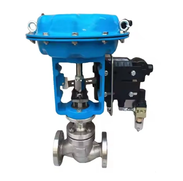 

Hot sale DN32 Operated Single Pneumatic Diaphragm Air Steam Global Hydraulic Control Valves with Positioner