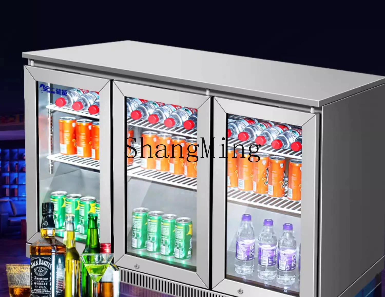 ZYY bancone bar commerciale incorporato piccolo frigorifero vetrina refrigerata per la conservazione della freschezza a temperatura costante