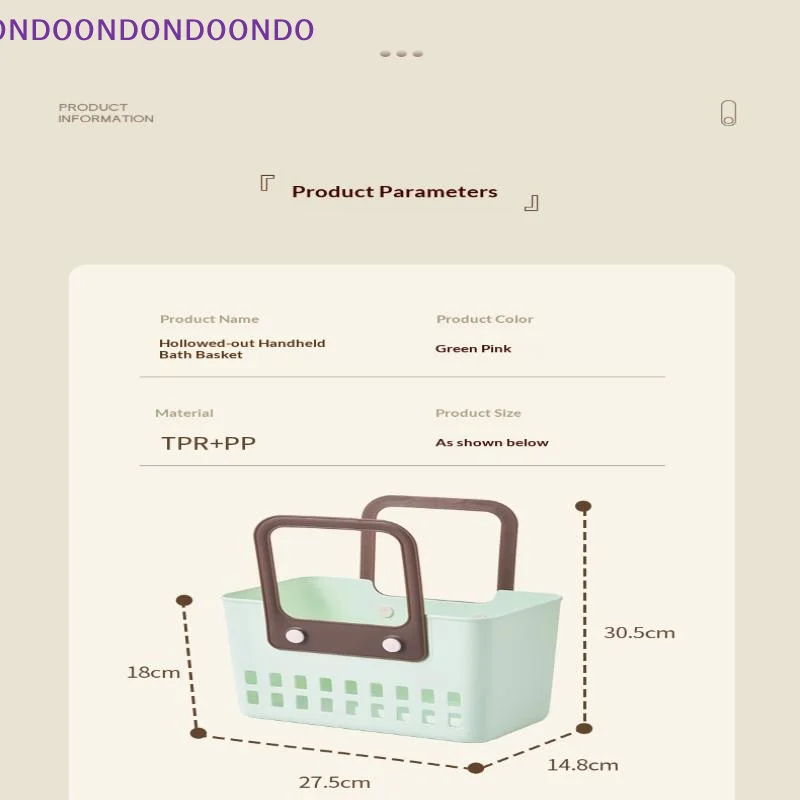 

Home Bathroom Shower Basket Hand-Held Shower Basket Bathroom Shower Supplies Storage Basket