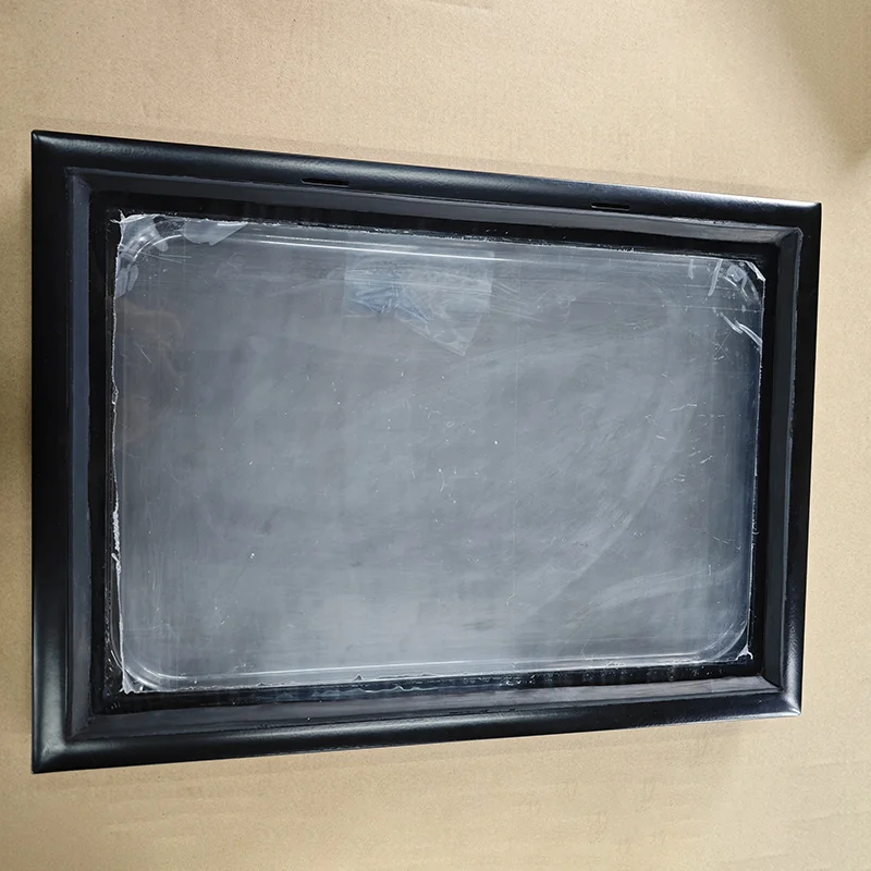 Customizable Aluminum Frame Fixed Window With Transparent Gray Glass For Camper Van