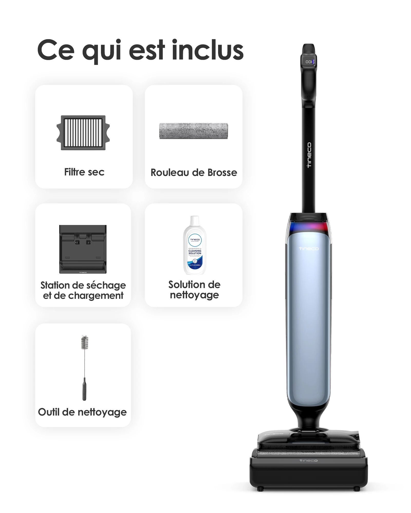 Tineco Floor One S9 Artist Aspirator, 22 kPa sugeevne, 360° product image 8