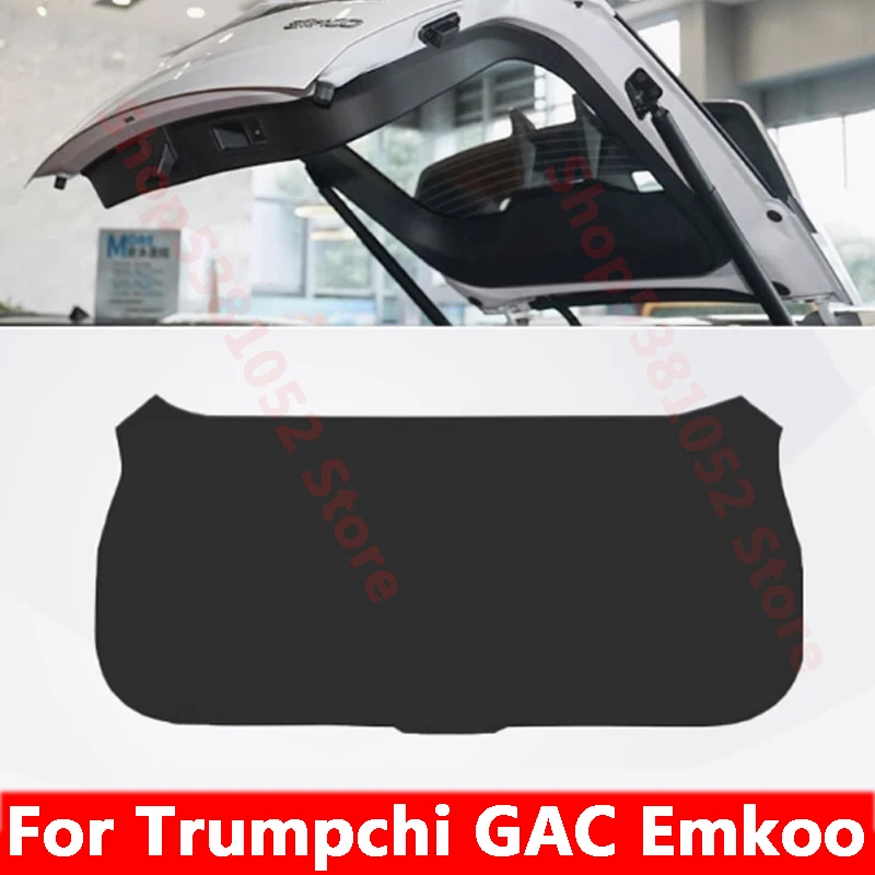 

For Trumpchi GAC Emkoo 2022-2025 Car PU Leather Tailgate Protection Film Guard Sticker Anti-Scratch Trunk Door Trim Decoration