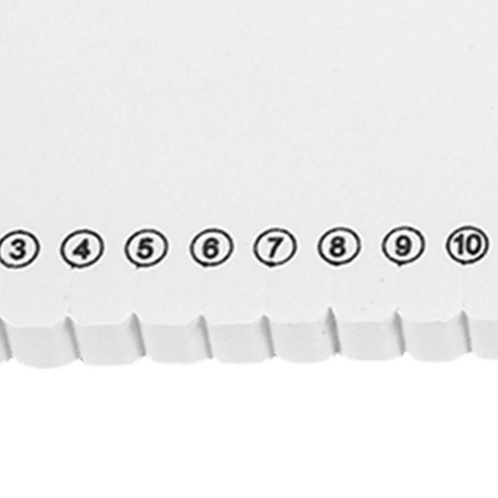 2Pcs Lightweight EVA Braiding Board White 10 * 10 * 0.9cm Cord Weaving Tool DIY Braid Accessory Hand Rope Braiding