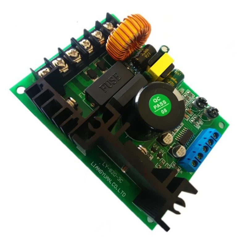 LY-820 PWM 110V220V DC Placa controladora del módulo de accionamiento del regulador del motor de imán permanente