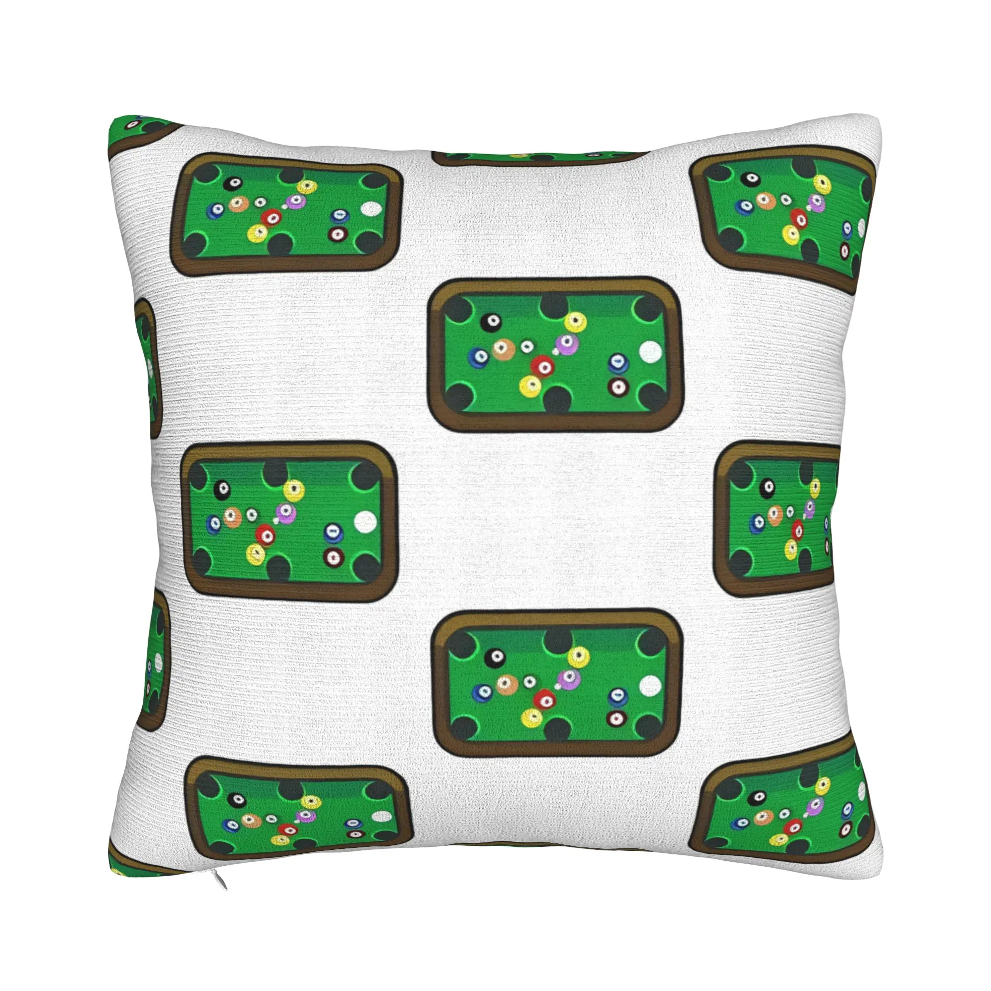 Billiards Table Tees  Decorative Pillowcases for Cozy Snooker Pillow Cover Soft Durable