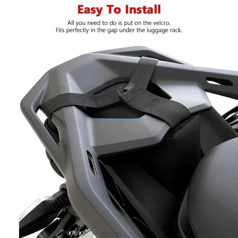 T3LF Practical Motorcycle Rear Seats Bag with Ample Storage Capacity Motorcycle Travel Essential Simple to Use for R1300GS