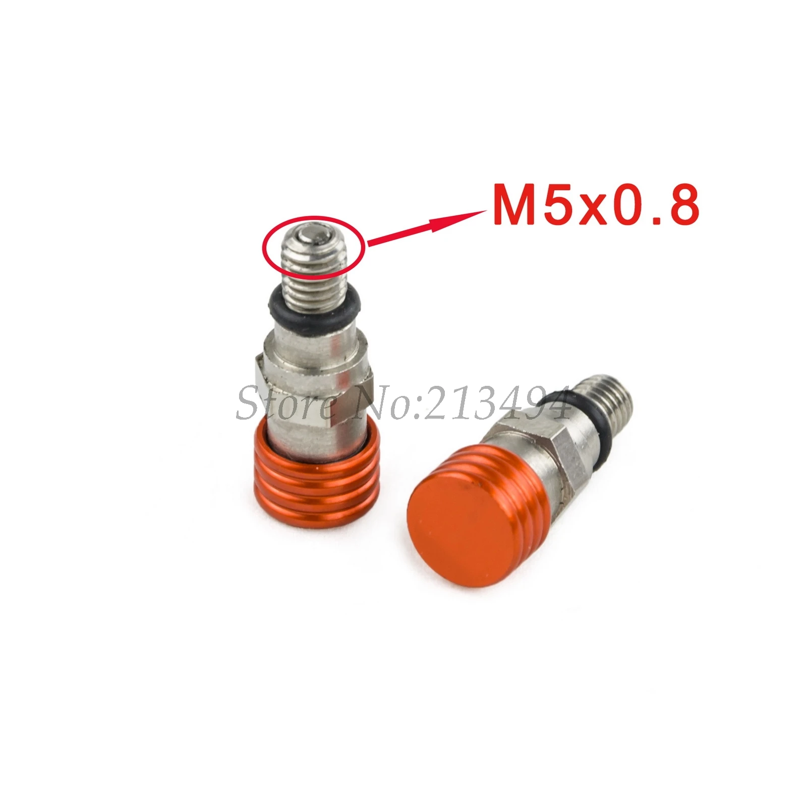 Motocycle M5x0.8 Fork Air Bleeder For Honda Yamaha Suzuki Kawasaki CR CRF YZ KX KLX KDX DRZ RM RMZ YZ YZF TTR WR Dirt Bike