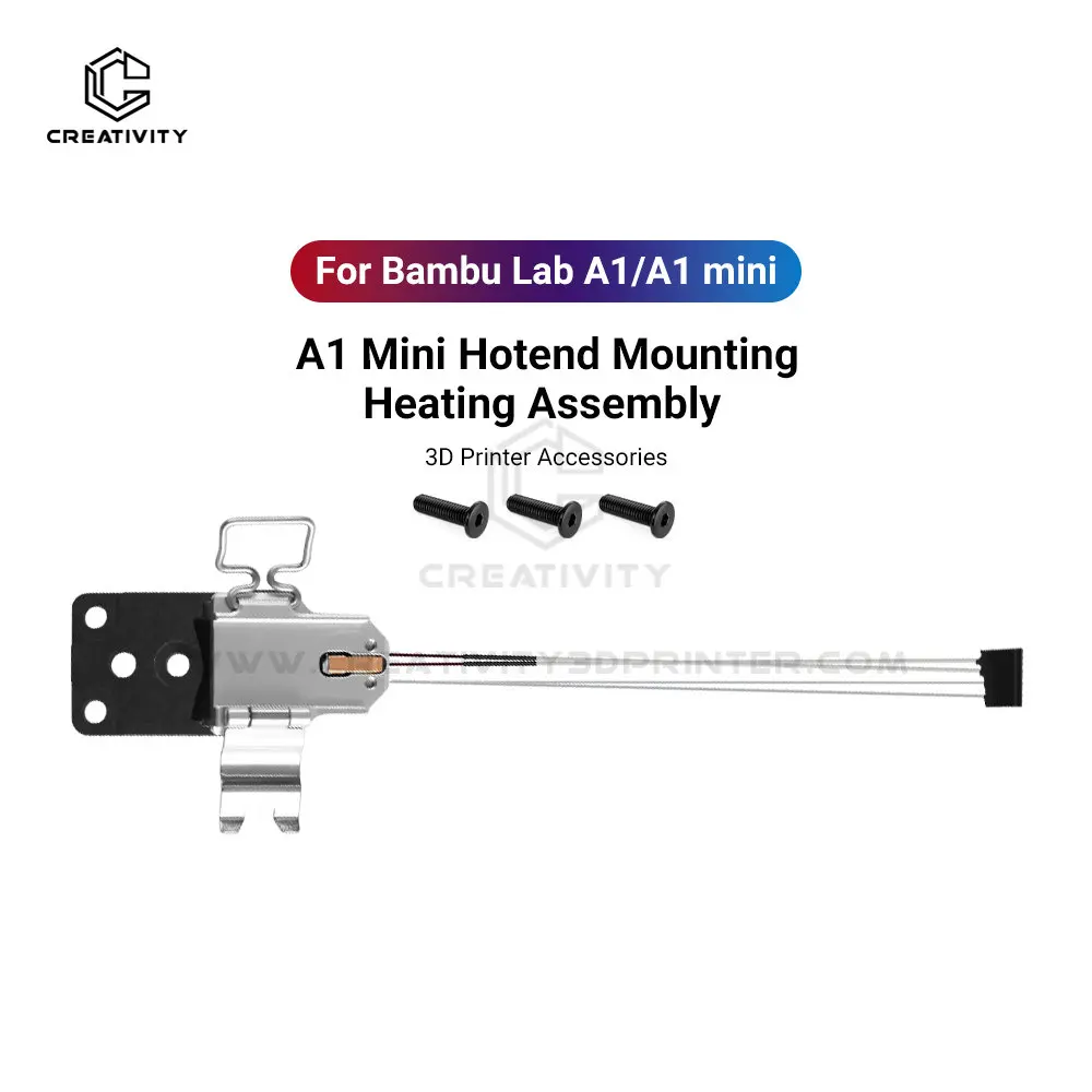 

Комплект для сборки нагревательного элемента для хотэнда Bambu Lab A1/A1mini, монтажный комплект нагревательного элемента для хотэнда Bamboo A1 Mini, запчасти для 3D-принтера