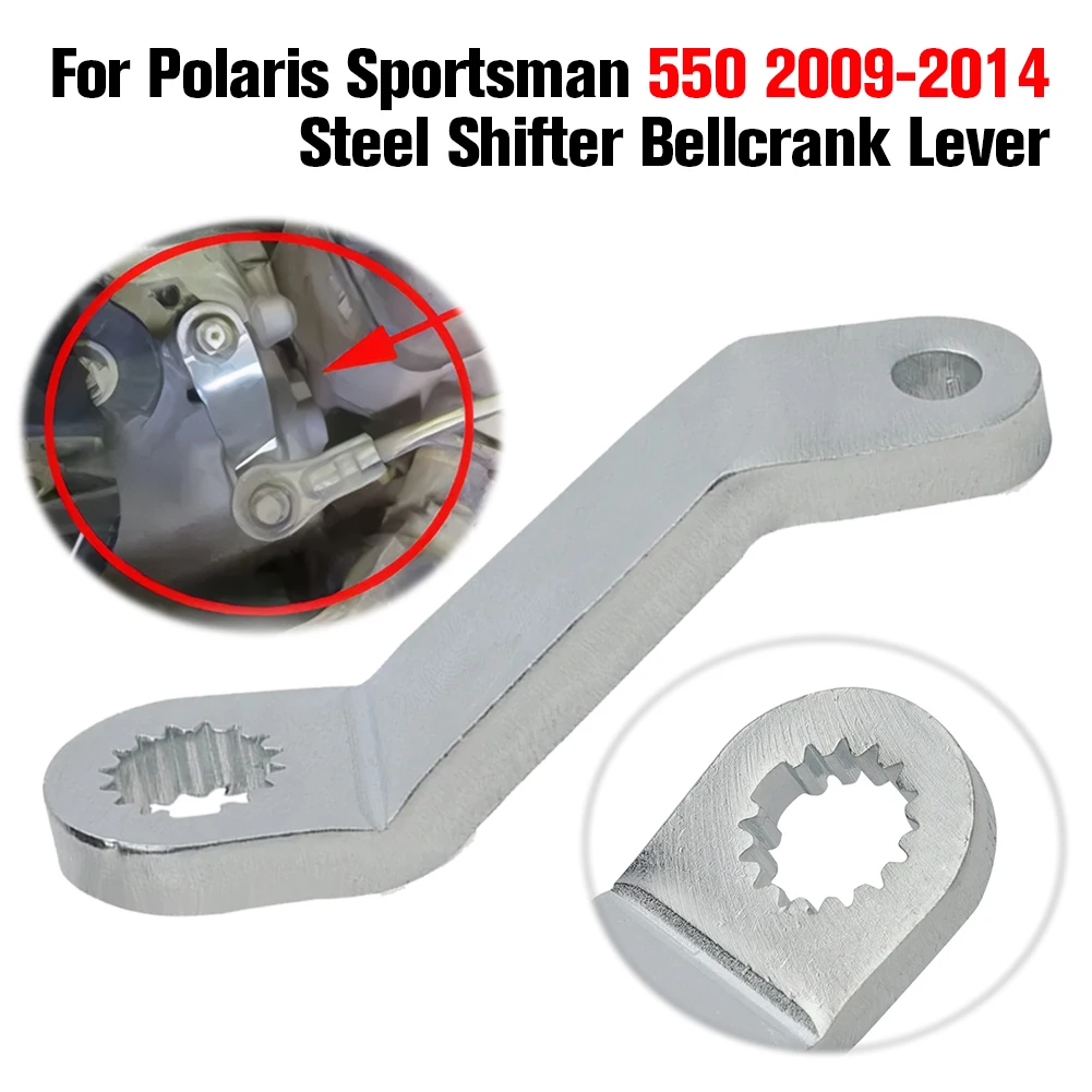 Gear Shifter Bellcrank Lever 3234724 304 Stainless Steel Reverse High Stability Replacement for Polaris Sportsman 550 2009-2014