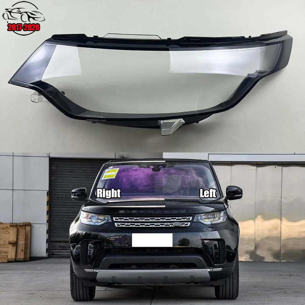 

For Land Rover Discovery 5 2017- 2020 Headlamp Shell Headlight Cover Transparent Lens Plexiglass Replace Original Lampshade