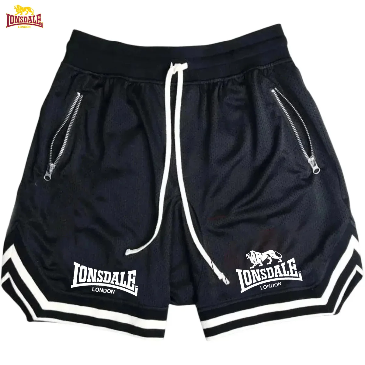 2026 New Men's Summer Fashion Casual Trend Sports Print Logo lightweight Basketball Shorts Breathable Running Exercise Shorts