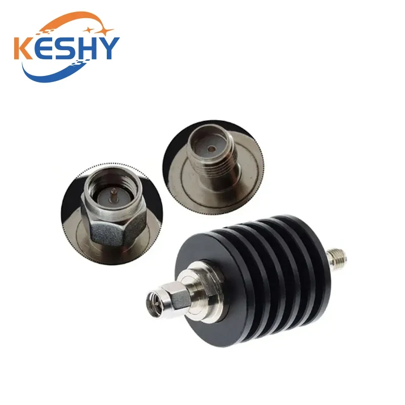 10W SMA Coaxial Attenuator SMA Male to SMA Female 50ohm DC-3GHz 1DB 2DB 3DB 5DB 6DB 10DB 15DB 20DB 25DB 30 40 50DB RF Attenuator