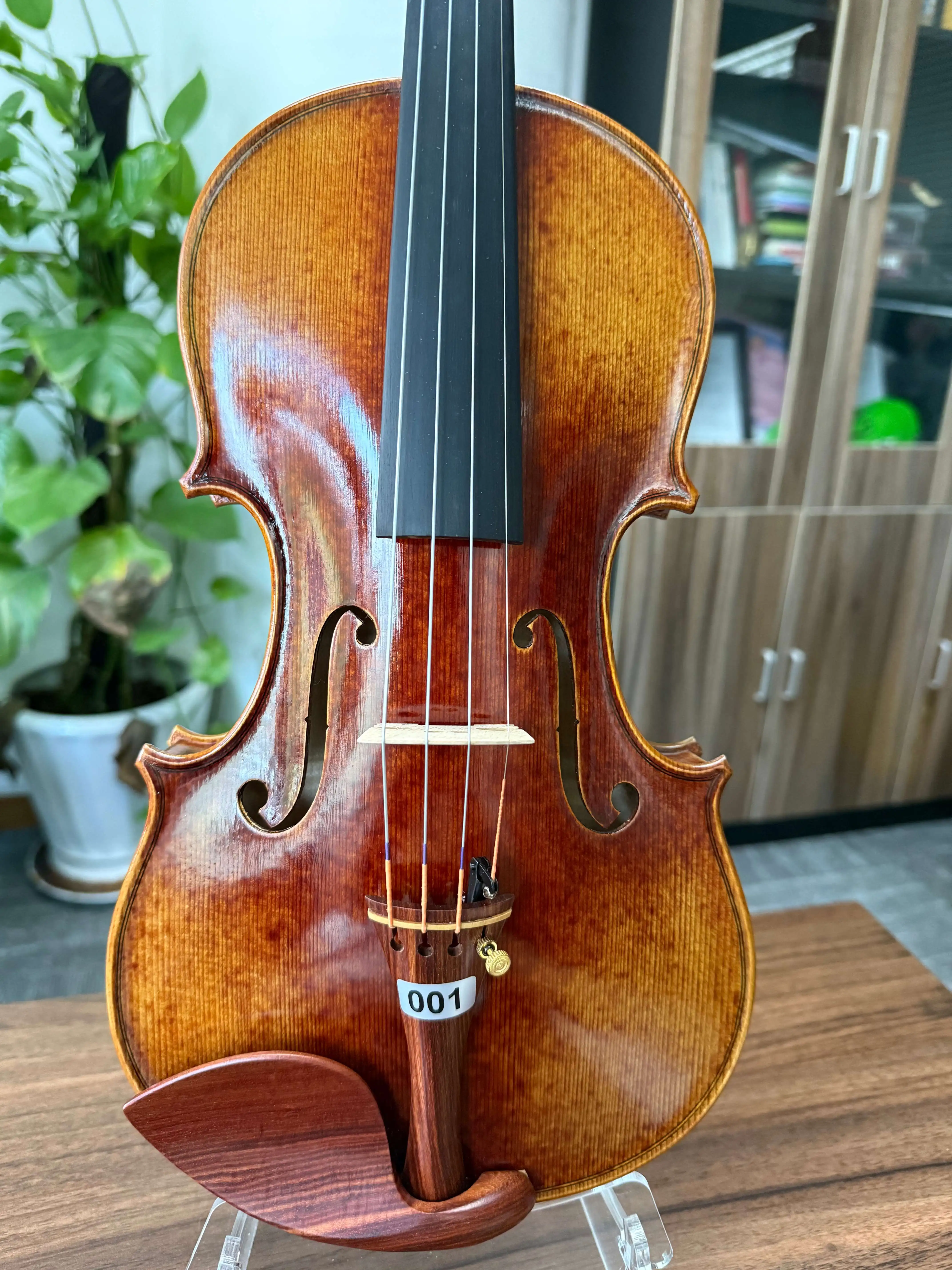 Violin Oil Varnish 4/4 Old Antique Fiddle Hand Made For Adult Player Music Hobbyist