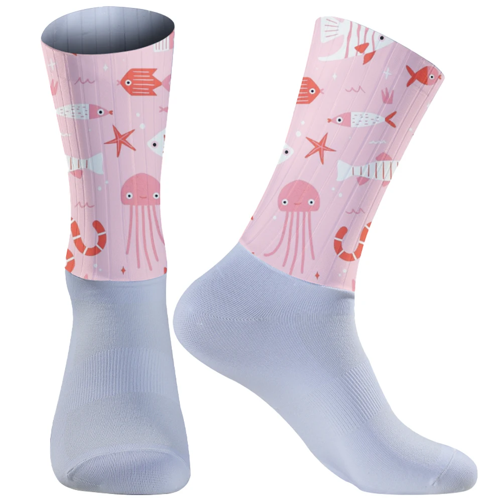 2024 New Ocean Day Of The Dead Water Poster Men Women Socks Cycling Novelty Spring Summer Autumn Winter Stockings Gift