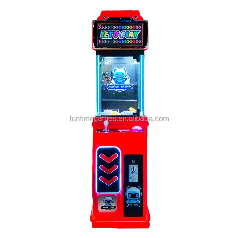 Newest LED Screen Toy Prize Claw Arcade Game Machine With Advertising Display For Event Entertainment