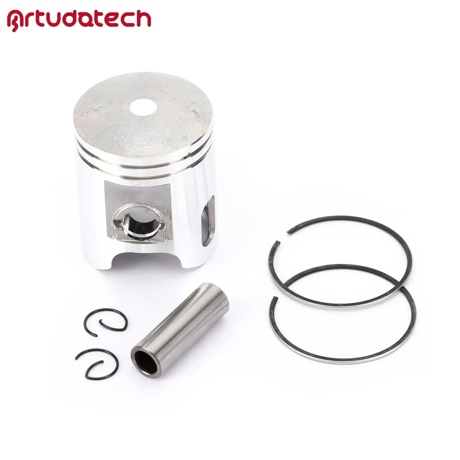 Artudatech Juego de pistones y anillos STD 52mm/52.25mm compatible con Yamaha YW YQ YN 100 BWS Aerox 1999 2000 2001 2002 2003