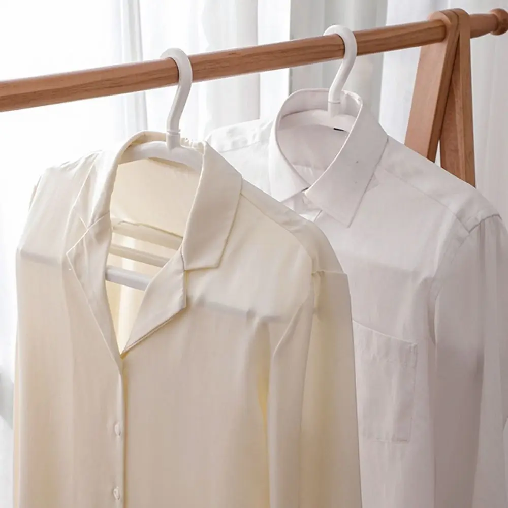 Non-slip Rotating Folding Hanger Widening Extensible Stretchable Clothes Drying Rack Anti-deformation Space Saving Trouser Rack