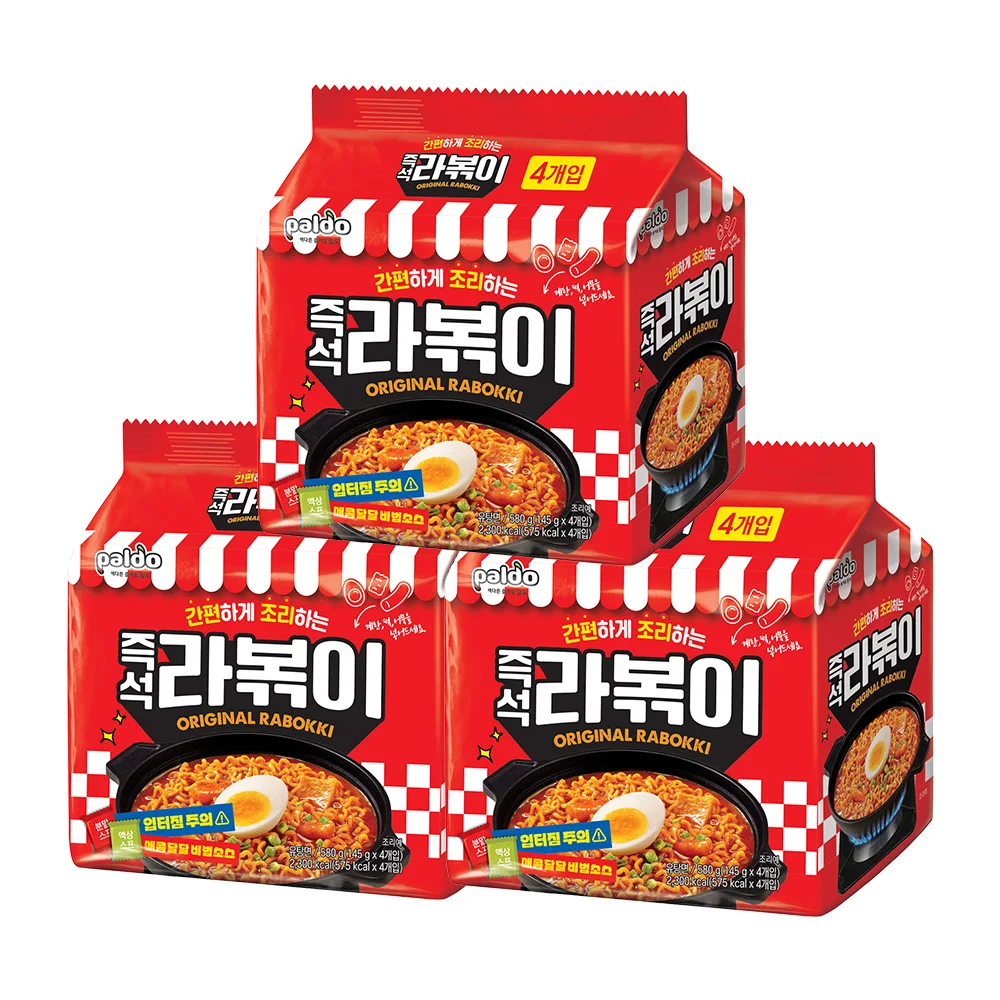 Paldo La Roasty (145g X 4 paquetes) X 3