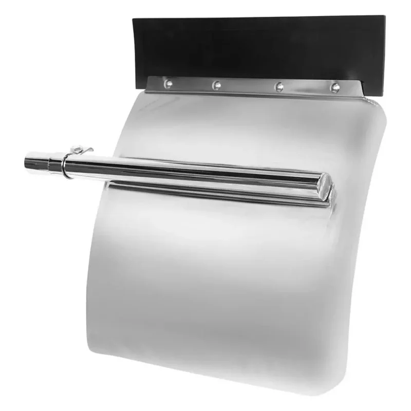 Universal 24 Inch Chrome Stainless Steel Quarter Fenders 2PCS Fit Semi Trucks Automobile Exterior Replacement Accessories