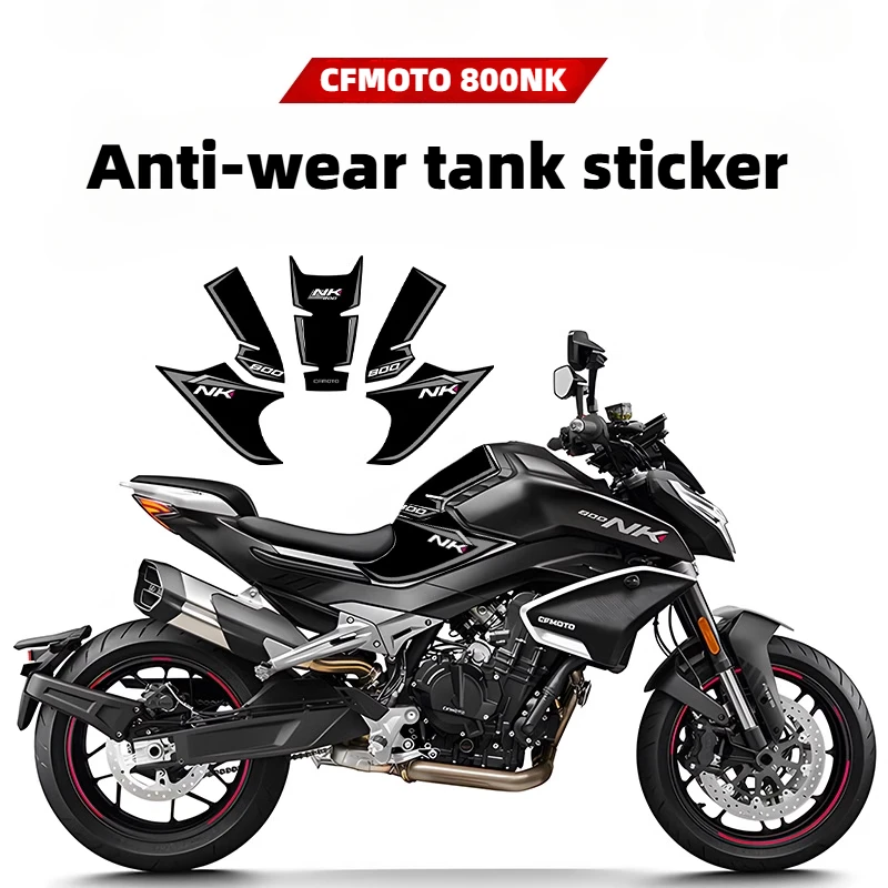 

Для CFMOTO 800NK наклейка на топливный бак, наклейка из рыбьей кости, противоскользящая износостойкая декоративная наклейка, пленка, аксессуары, модифицированные детали