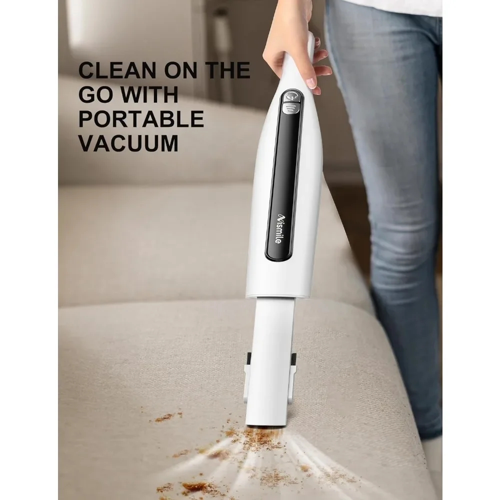 Cordless Vacuum Cleaner,Stick & Handheld Vacuum,Lightweight,LED Display,Handheld Vac for Hardwood Floor Carpet Pet Hair Vacuum