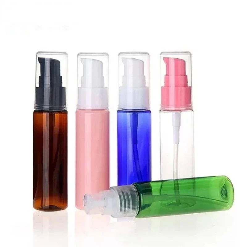 30ml Refillable Lotion Bottle Plastic Cream Shampoo Pump Bottles Empty Cosmetic Containers Essential Oil Travel Bottle Skin Care