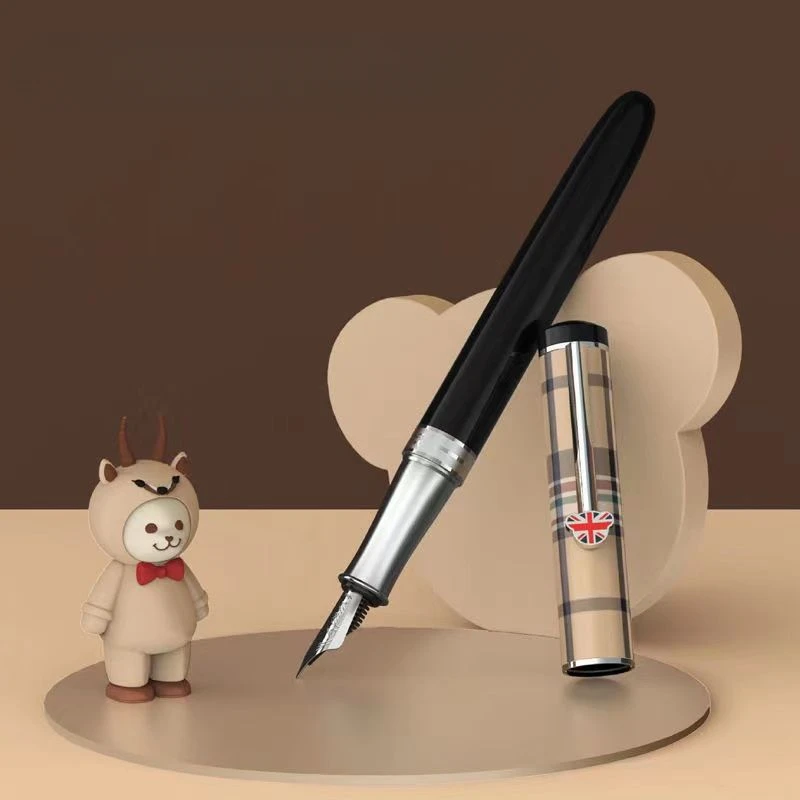 

Pimio Poodle Fountain Pen Fine Nib 0.35mm Luxury High Quality Signature Pen Metal All Steel / Semi-Steel Ink Pen Writing Gift