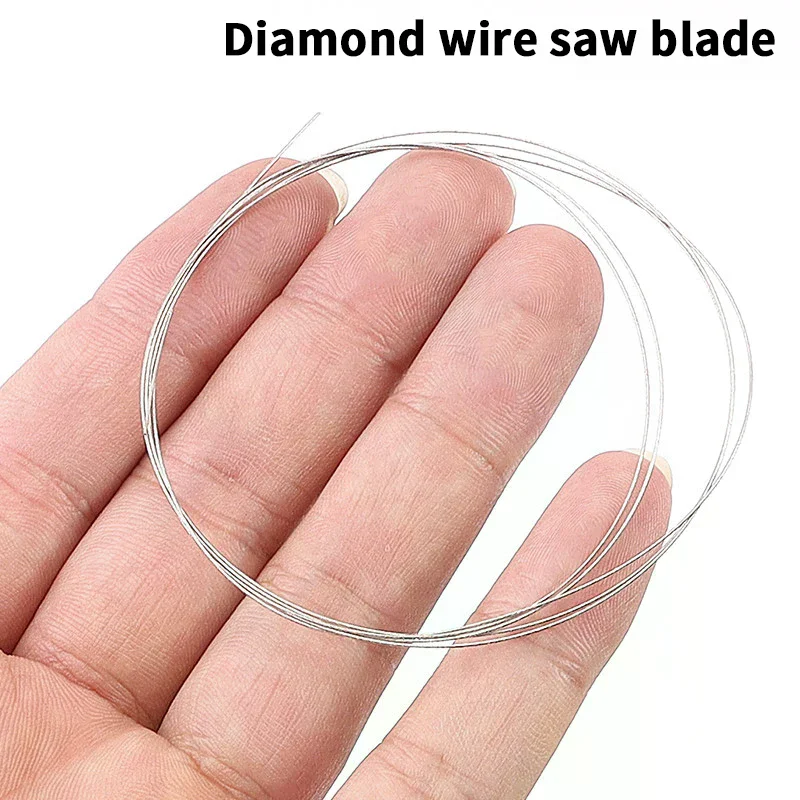 1M Cutting Wire Saw Blades Jade Metal Ceramic Cutting Supplies Hand Saw Blade Diameter 0.1mm-0.5mm Professional Hand Tools