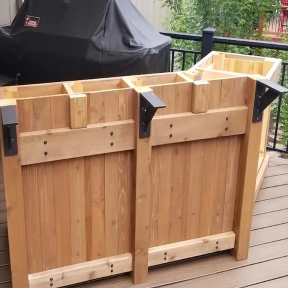 دعامات دعم سطح الطاولة من الجرانيت شديدة التحمل، 18 بوصة، عبوتان، سميكة 3/8، 18 × 10 × 2.5، دعم رف معدني للأحمال الثقيلة #6