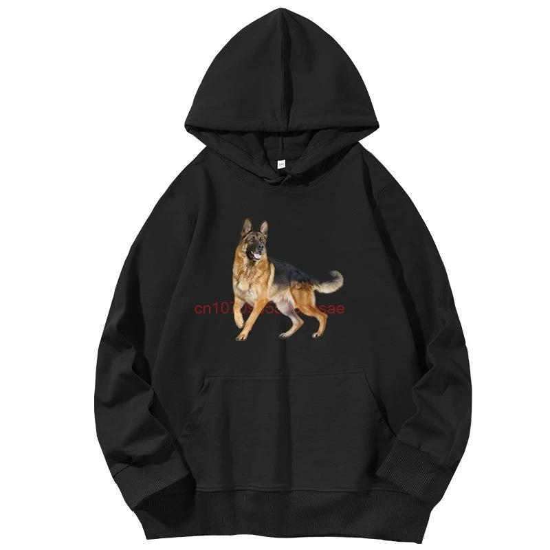 

German Shepherds Unisex Harajuku Graphic Hooded Sweatshirts Spring Autumn Essentials Hoodie Hooded Shirt Men's Sportswear