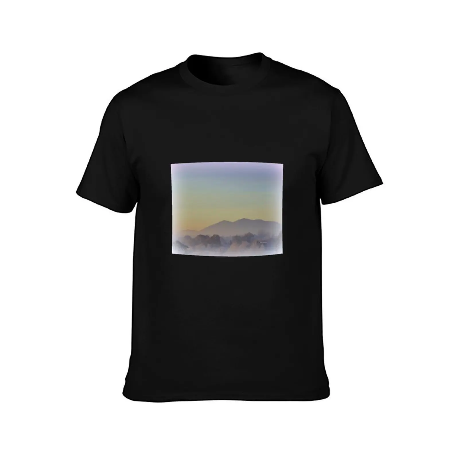 Frosty Morning in Malvern Hills T-Shirt, Summer Casual Cotton Tee, Oversized Streetwear Tops, Vintage Graphic Print, 100% Cotton