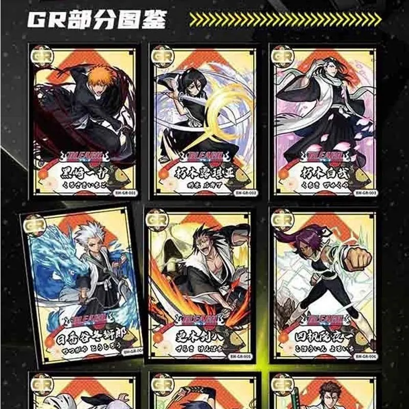 New Bleach collectible Cards Full Set Original Collection Anime Characters Anime Cartas Games Card Box Children Birthday Gift