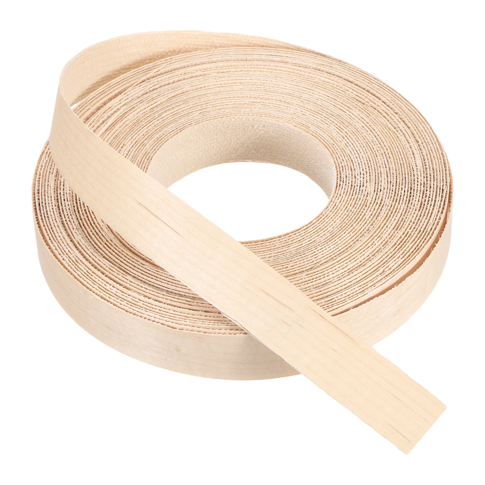 Birch Edge Banding 7.62m/15m Wood Veneer Tape Pre-glued Flexible Wood Tape Banding for Furniture Cabinet Shelves Tables Repair