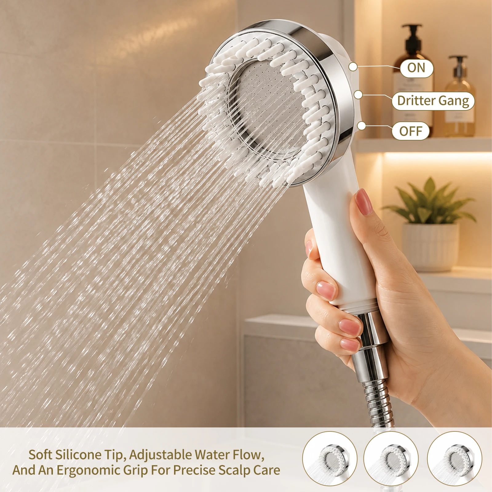 Tragbares Haarwaschbecken Mobile Shampoo-Schüssel mit 60L Wassertank Thermostatische Heizung Zirkulation Befeuchtungs-Kopf-Spa-Maschine – Detail 7