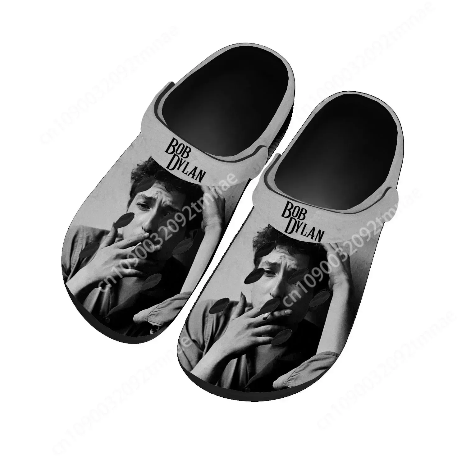 Bob Dylan Rock Singer Songwriter Home zoccoli scarpe da acqua personalizzate scarpe da uomo per adolescenti da donna zoccoli pantofole traspiranti con foro da spiaggia