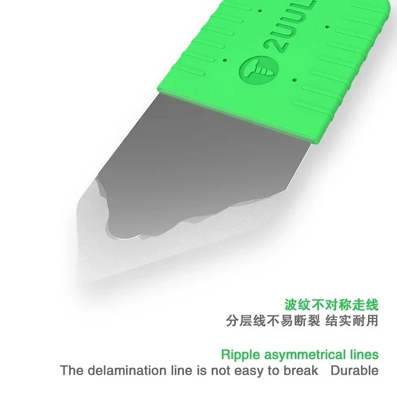 2UUL DA91 Xyz Screen Open Tool Voor Mobiele Telefoon Screen Disassembler 0.1Mm Rvs Card Removal Reparatie Mes Pry stuk