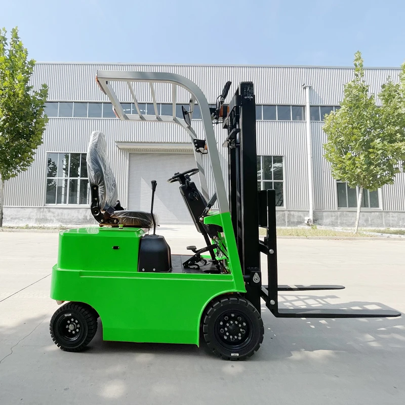 Customized 4 Wheel Electric Forklift 2 Ton 3 Ton Battery Powered Forklift Truck with Side Shifter for Industrial Loading
