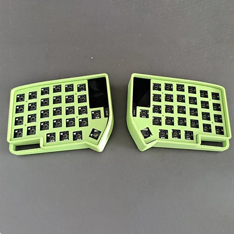 Imagem -01 - Dividir Kit Teclado Mecânico Via Ergonômico Layout de 15 Camadas Programação Personalizada Lily58-wireless dividir kit teclado mecanico via ergonomico layout de 15 camadas programacao personalizada lily58 wireless 01