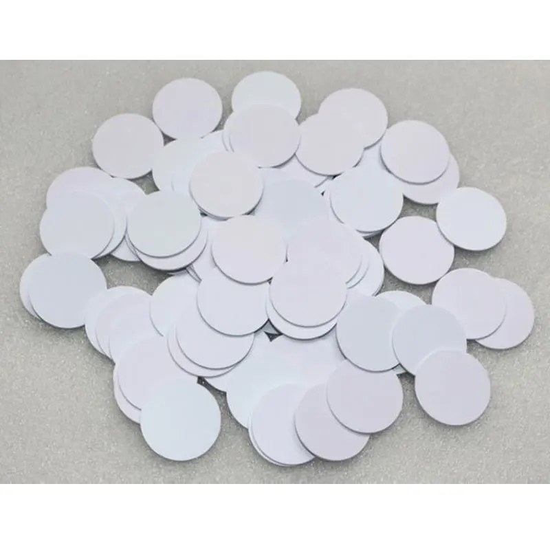 500pcs Waterproof ID round Tag Diameter 25mm em coin tags 125KHz RFID ISO EM4100 and compatible