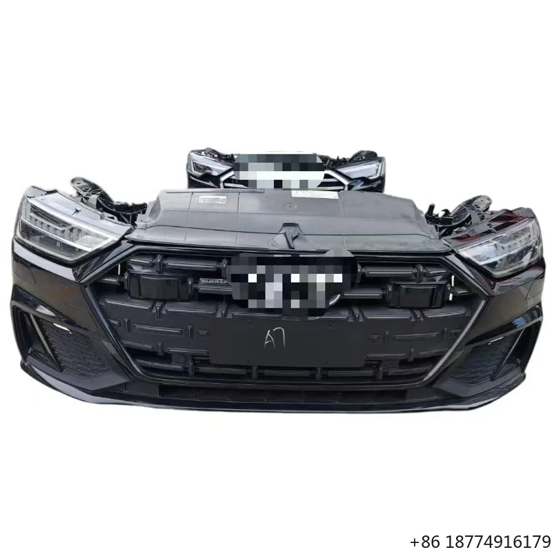 

Suitable for 19-22 a7 front nozzle assembly left and right headlights front bumper cover original factory.