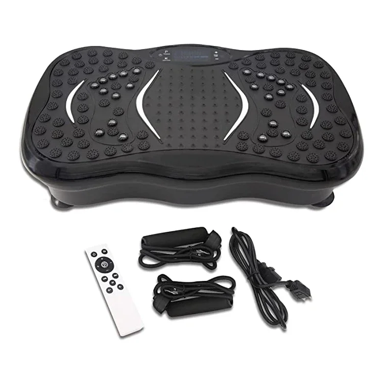 

Vibration plate vibrating platform with magnetic therapy exercise fitness for trainer machine