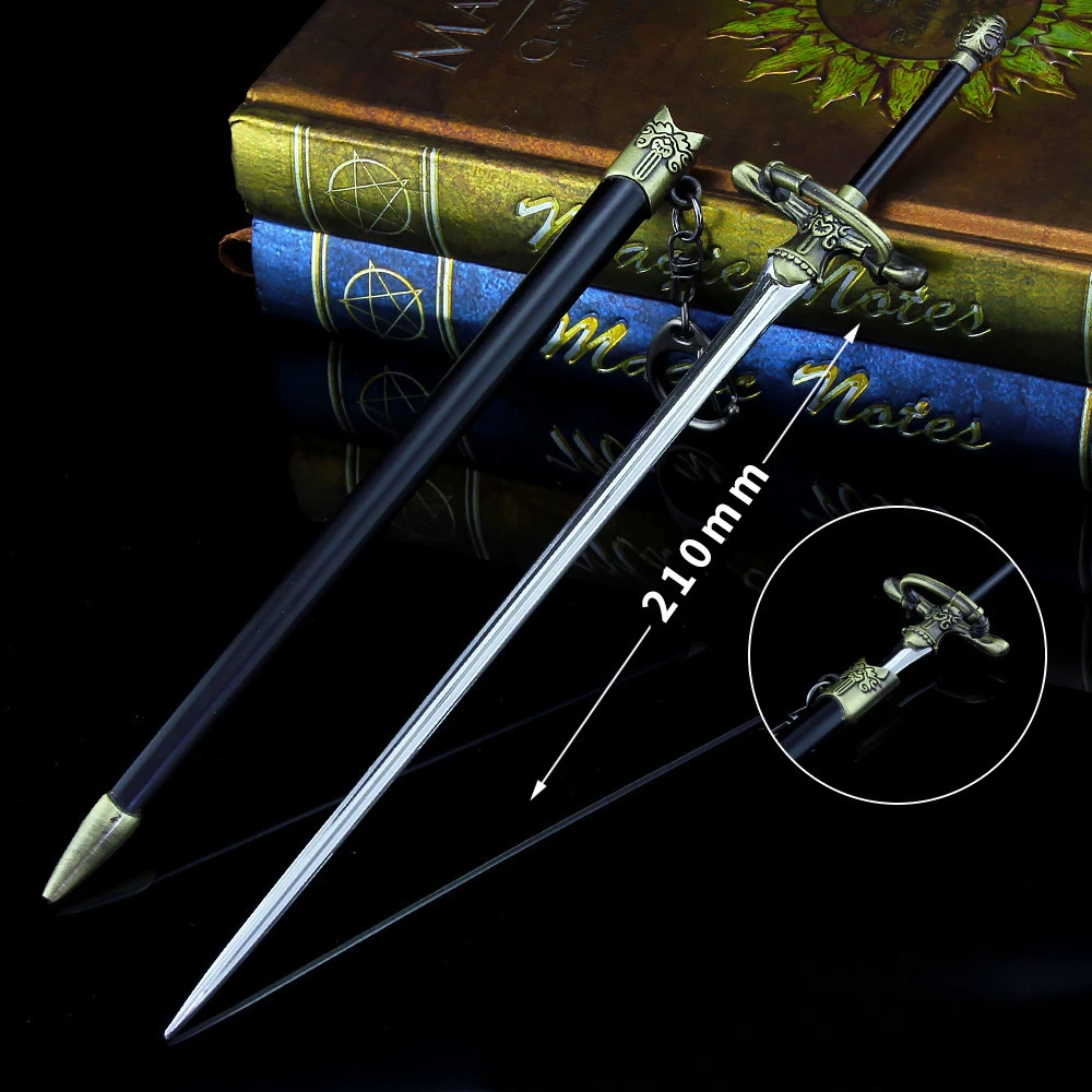 18CM-21CM Power Game American TV Series Periphery Longclaw/Oathkeeper/Arya Needle/Dragonbone Sword Full Metal Weapon Model Toy