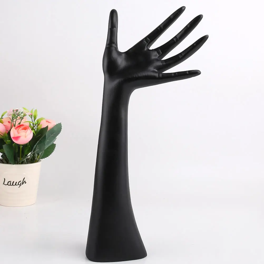 

Jewelry Display Stand Black Resin Earring Stud Holder Tower Vintage Design Functional Earring Jewelry Rack for Exhibition Mall