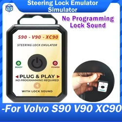 For V-olvo S90 V90 XC90 Steering Lock Emulator Simulator With Lock Sound NEW Steering Lock Emulator Simulator For Volvo