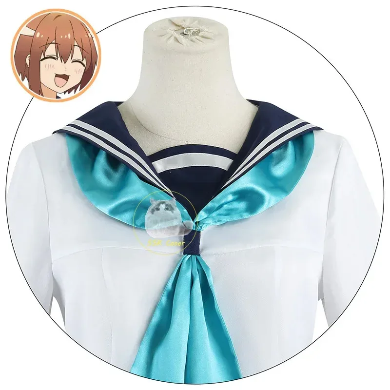 Noko Shikanoko Toriko Koshi disfraz de Cosplay Anime mi amigo ciervo Nokotan JK falda de marinero diadema medias fiesta de Halloween chica
