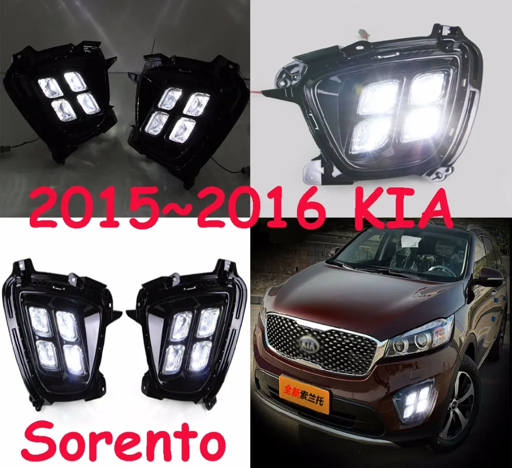 

Светодиодный, 2015 ~ 2018 KlA sorento дневной свет, sorento fog светильник, sorento headlight;soul,sorento,kx5,Sportage R,Rio,cerato,sorento светильник